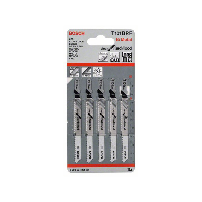 2608634235 Lame de scie sauteuse T 101 BRF Accessoire Bosch pro outils