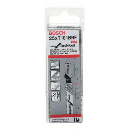 2608634989 Lame de scie sauteuse T 101 BRF Accessoire Bosch pro outils