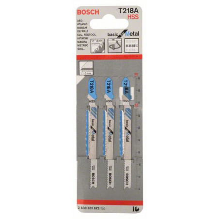 2608631672 Lame de scie sauteuse T 218 A Accessoire Bosch pro outils