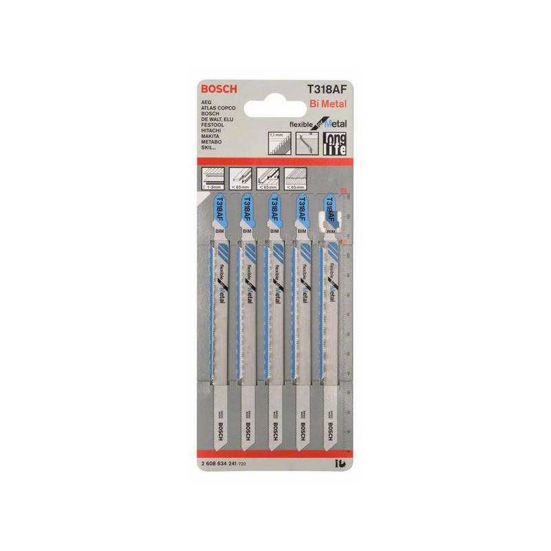 2608634241 Lame de scie sauteuse T 318 AF Accessoire Bosch pro outils