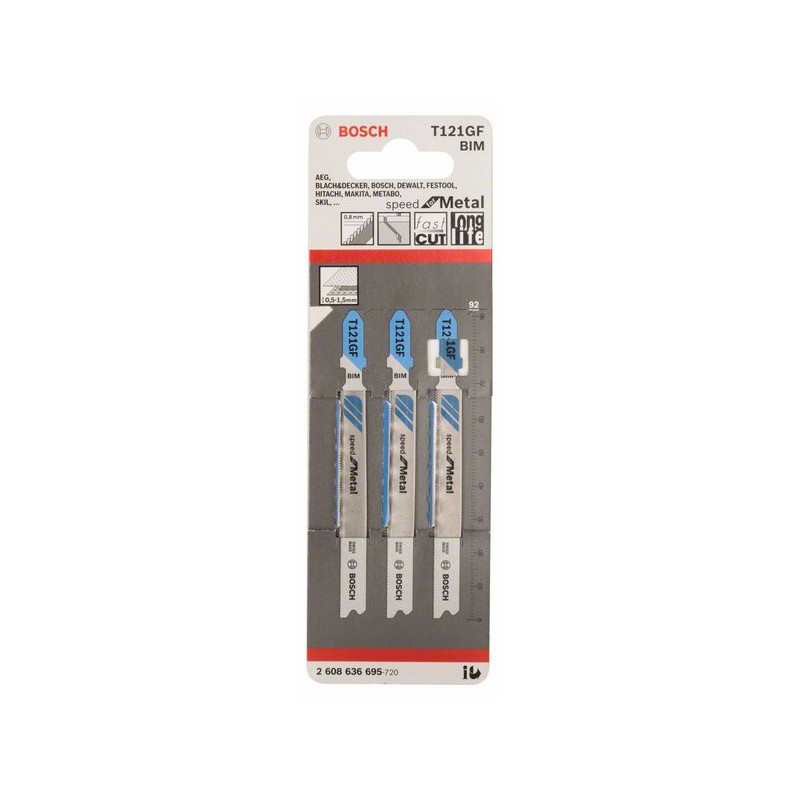 2608636695 Lame de scie sauteuse T 121 GF Accessoire Bosch pro outils