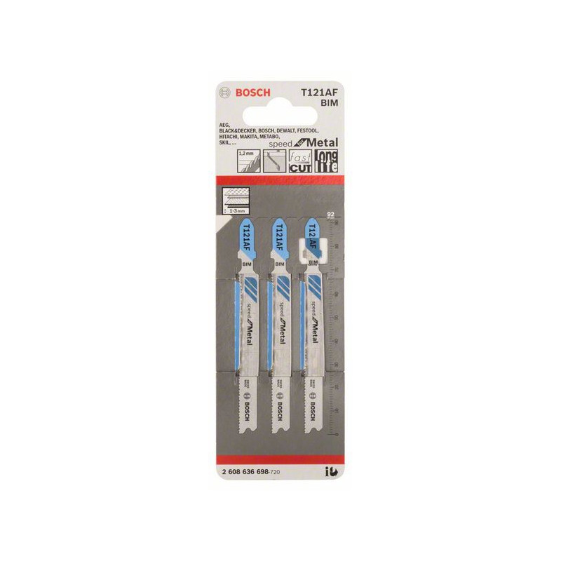 2608636698 Lame de scie sauteuse T 121 AF Accessoire Bosch pro outils
