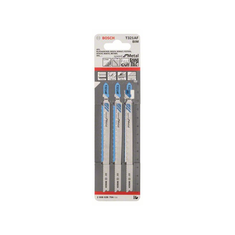 2608636704 Lame de scie sauteuse T 321 AF Accessoire Bosch pro outils