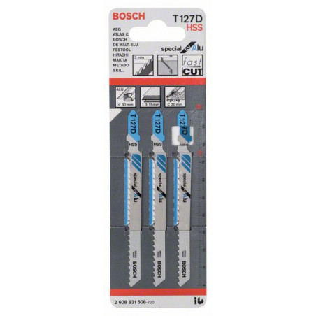 2608631508 Lames de scie sauteuse T 127 D Accessoire Bosch pro outils