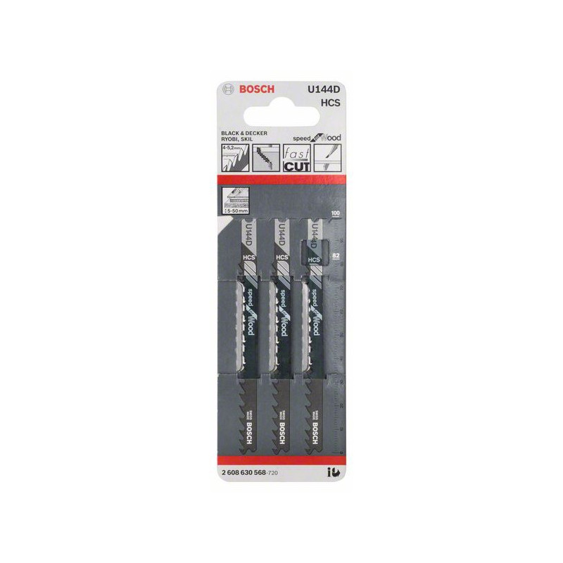 2608630568 Lame de scie sauteuse U 144 D Accessoire Bosch pro outils
