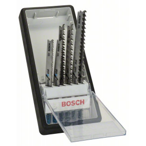 2607010531 Lames de scie sauteuse Robust Line Progressor, emmanchement en T, set de 6 pièces Accessoire Bosch pro outils