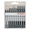 2607010629 Lames de scie sauteuse Basic for Wood, set de 10 pièces Accessoire Bosch pro outils