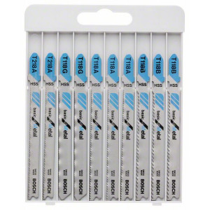 2607010631 Lames de scie sauteuse Basic for Metal, set de 10 pièces Accessoire Bosch pro outils