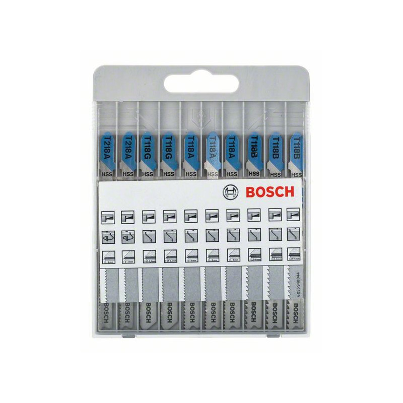 2607010631 Lames de scie sauteuse Basic for Metal, set de 10 pièces Accessoire Bosch pro outils