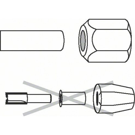 2608570125 Pinces de serrage Accessoire Bosch pro outils