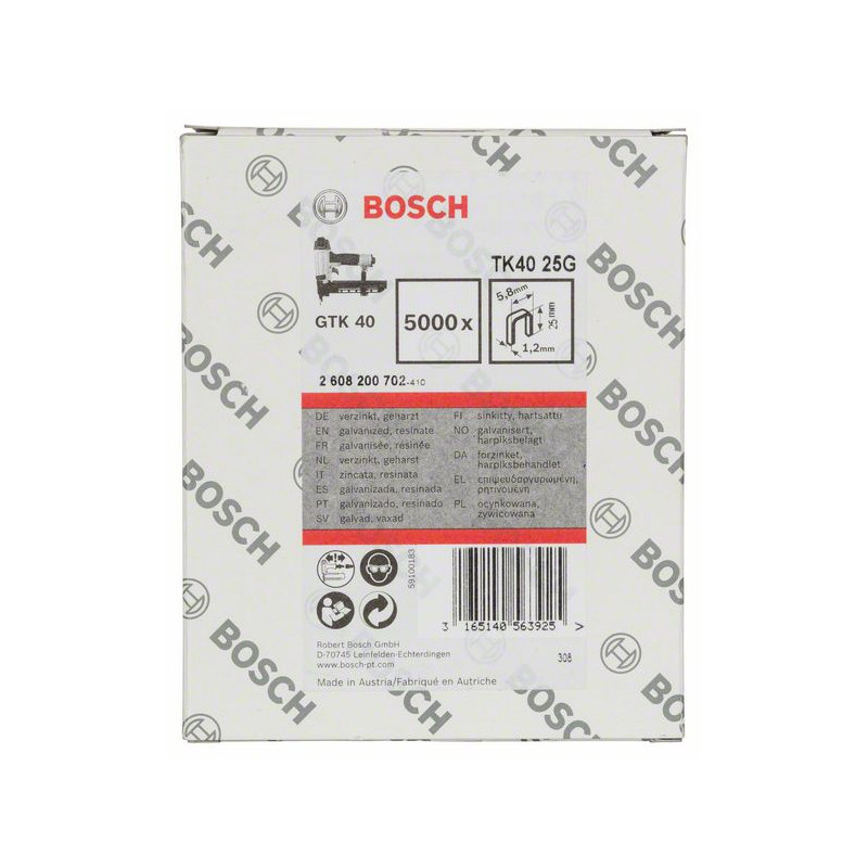 2608200702 Agrafe TK40 25G Accessoire Bosch pro outils