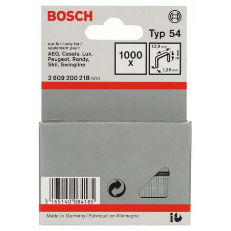 2609200218 Agrafe à fil plat de type 54 Accessoire Bosch pro outils