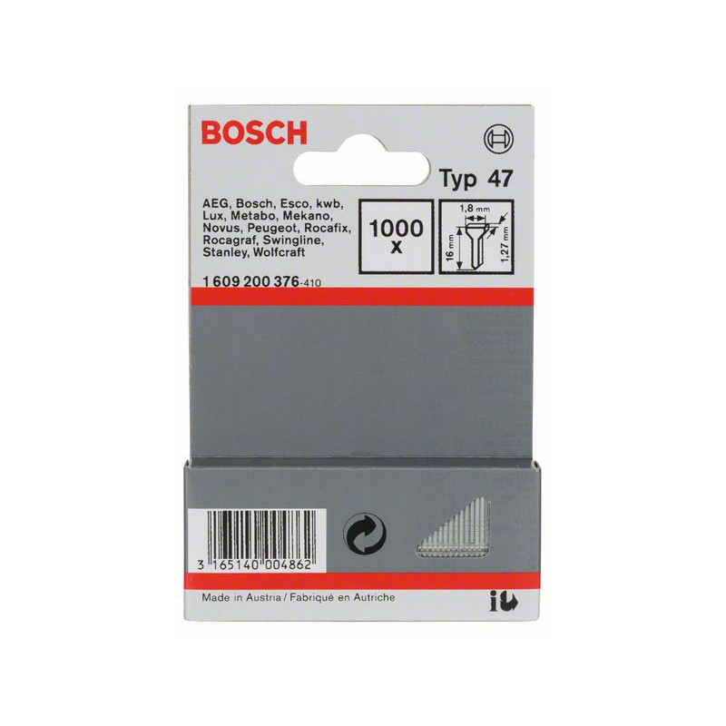 1609200376 Clou type 47 Accessoire Bosch pro outils