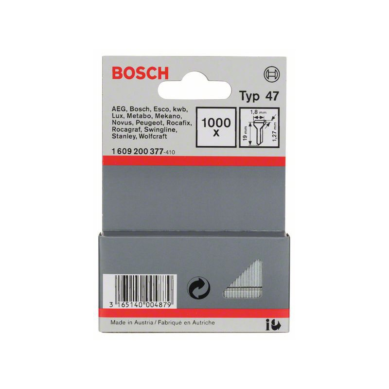 1609200377 Clou type 47 Accessoire Bosch pro outils