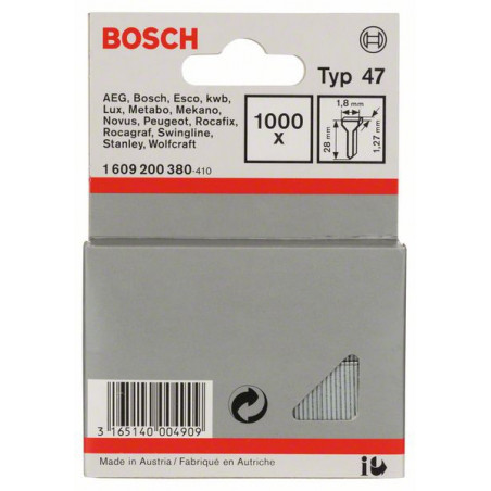 1609200380 Clou type 47 Accessoire Bosch pro outils