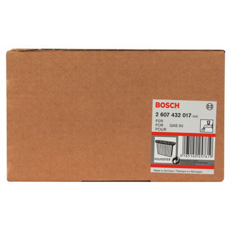 2607432017 Filtre à plis en polyester Accessoire Bosch pro outils