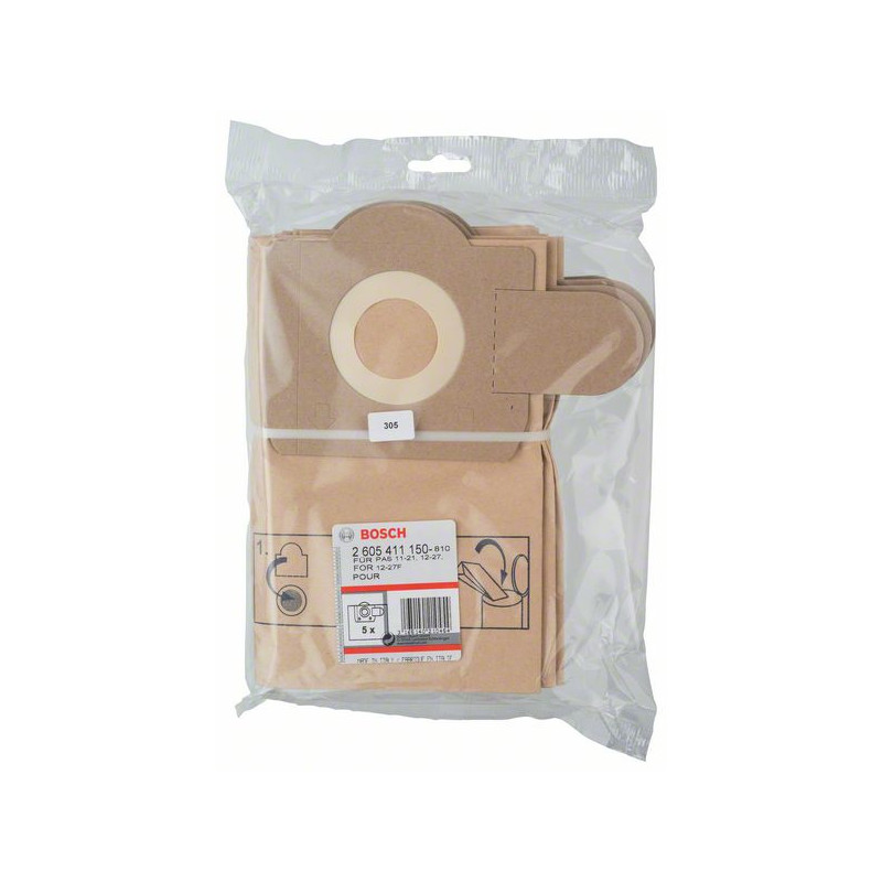 2605411150 Sacs-filtres en papier Accessoire Bosch pro outils
