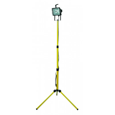 Projecteur halogène sur trépied télescopique repliable - 500 W - Sodise | 10257