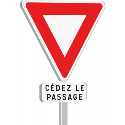 AB3a + M9c-1000-Classe 1-Cédez le passage TALIAPLAST | 523301