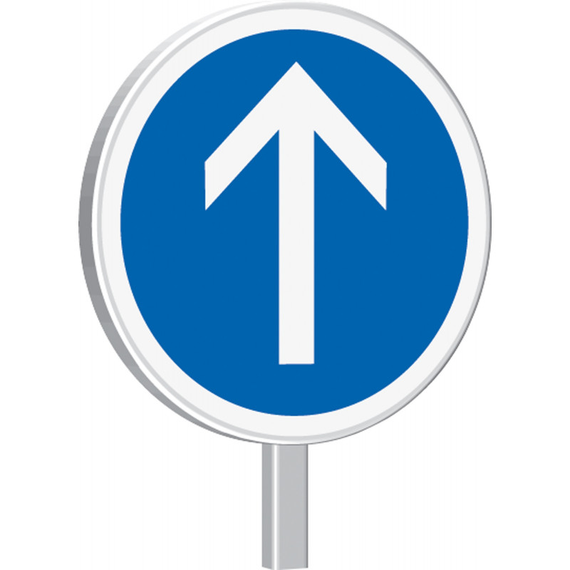B21b-850-Classe 1-Direction obligatoire tout droit TALIAPLAST | 523726