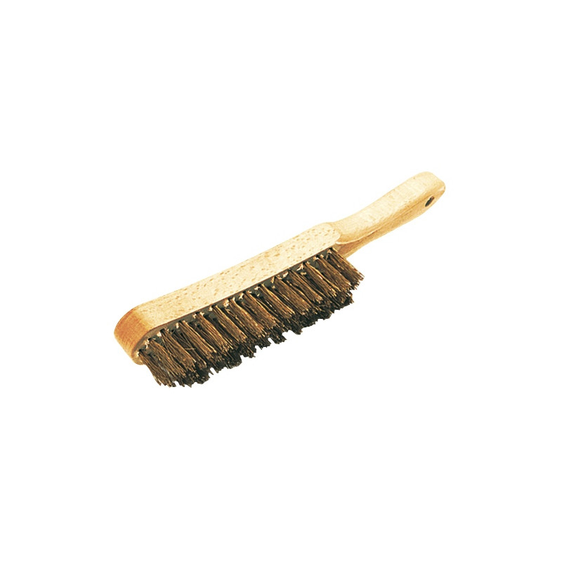BROSSE METALLIQUE A MANCHE 4 RANGS ACIER LAITONNE TALIAPLAST | 361102