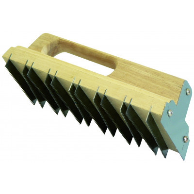 CHEMIN DE FER PLAT 300x20MM (LAMES DENTEES Pas de 2mm) TALIAPLAST | 301420