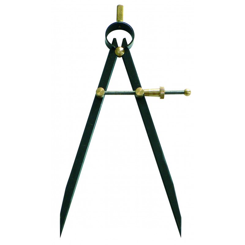 COMPAS A RESSORT A POINTES 300MM ACIER BRUNI TALIAPLAST | 402514