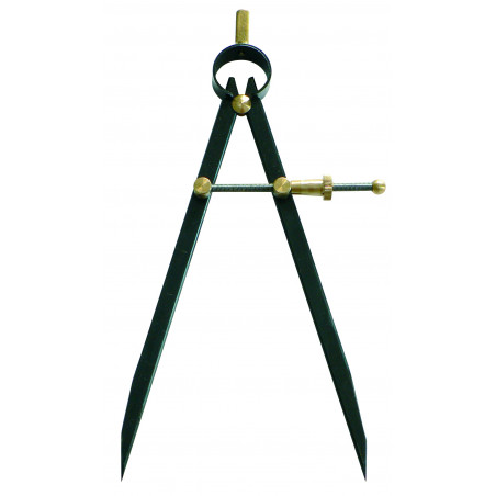 COMPAS A RESSORT A POINTES 300MM ACIER BRUNI TALIAPLAST | 402514