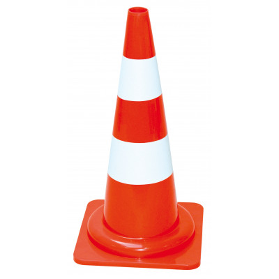CONE PLASTIQUE FLUO 50CM PVC 1,100KG TALIAPLAST | 520311