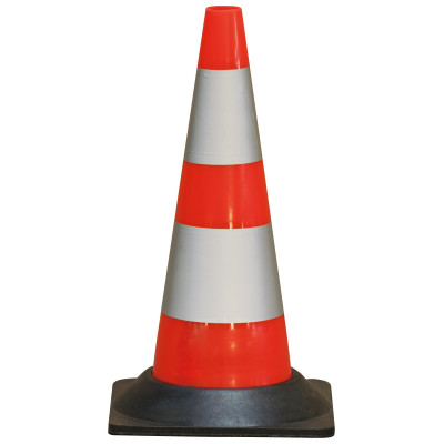 CONE PLASTIQUE FLUO 50CM RETRO CLASSE 2 1,850KG TALIAPLAST | 520801