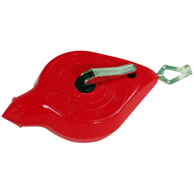 CORDEAU A TRACER METAL ROUGE 30M FIL 1MM TRESSE TALIAPLAST | 400401