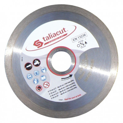 DISQUE LASER DIAMANT 125MM JANTE CONTINUE 6MM TALIAPLAST | 401246