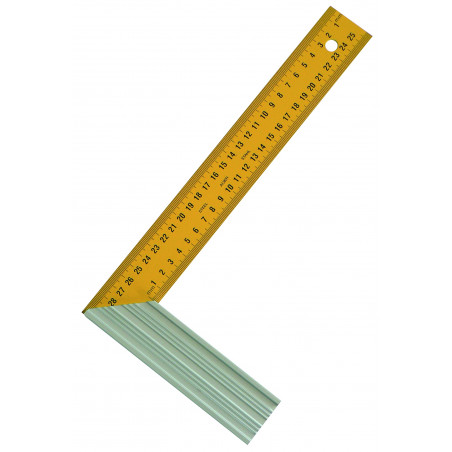 EQUERRE DROITE ET D'ONGLET LAME ACIER 200MM TALIAPLAST | 460930