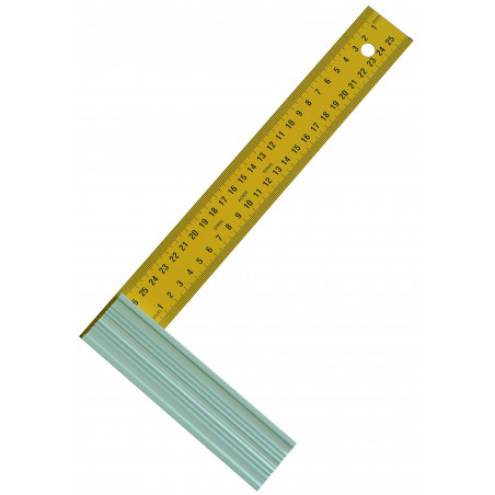 EQUERRE DROITE LAME ACIER 400MM TALIAPLAST | 460923