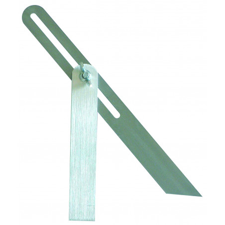 FAUSSE EQUERRE A COULISSE 20CM TALON ALUMINIUM TALIAPLAST | 460967