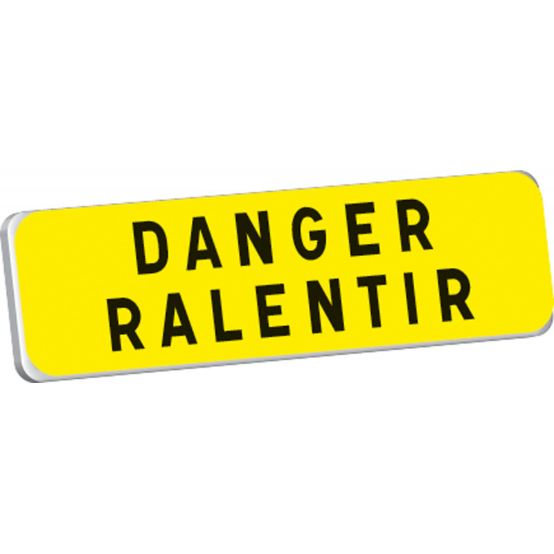 KM9 T1 900 JAUNE DANGER RALENTIR TALIAPLAST | 525214