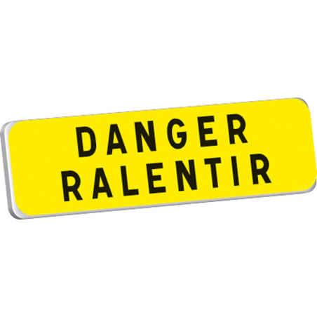 KM9 T1 900 JAUNE DANGER RALENTIR TALIAPLAST | 525214