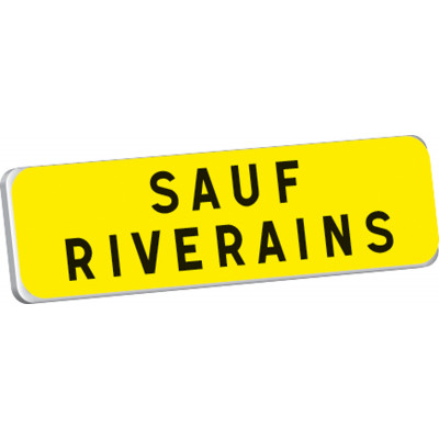 KM9 T1 900 JAUNE SAUF RIVERAINS TALIAPLAST | 525213