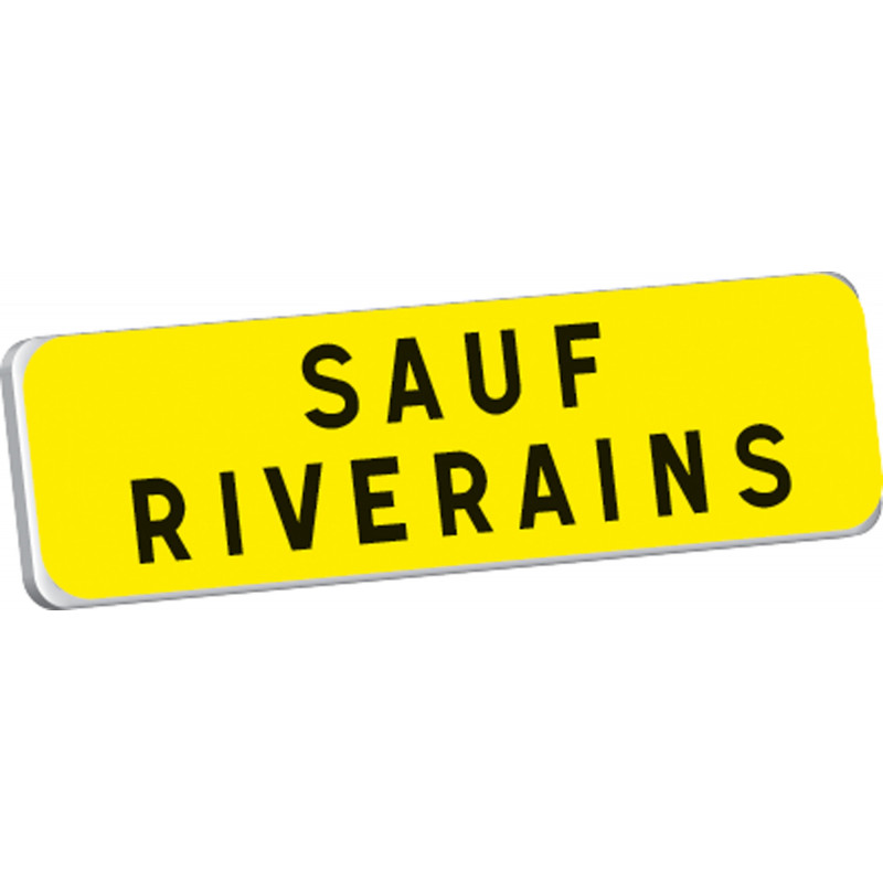 KM9 T1 900 JAUNE SAUF RIVERAINS TALIAPLAST | 525213