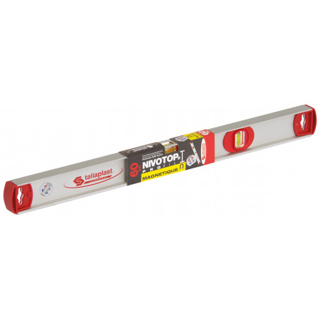 NIVEAU "NIVOTOP" ALUMINIUM PROFIL I MAGNETIQUE 60CM TALIAPLAST | 450421