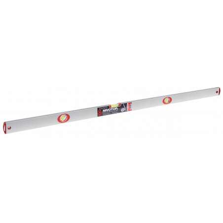 NIVEAU "NIVOTOP" ALUMINIUM RECTANGULAIRE 3 FIOLES 100CM TALIAPLAST | 450605