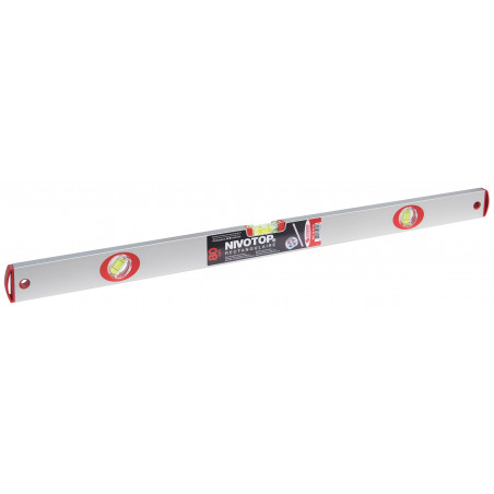 NIVEAU "NIVOTOP" ALUMINIUM RECTANGULAIRE 3 FIOLES 80CM TALIAPLAST | 450604