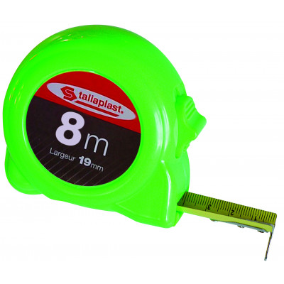 OCTUPLE METRE BOITIER FLUO VERT 25MM TALIAPLAST | 490204