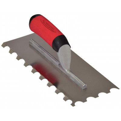 PLATOIR A COLLE INOX 28X12 DENTS DEMI-LUNE 20X10MM 45° TALIAPLAST | 440115