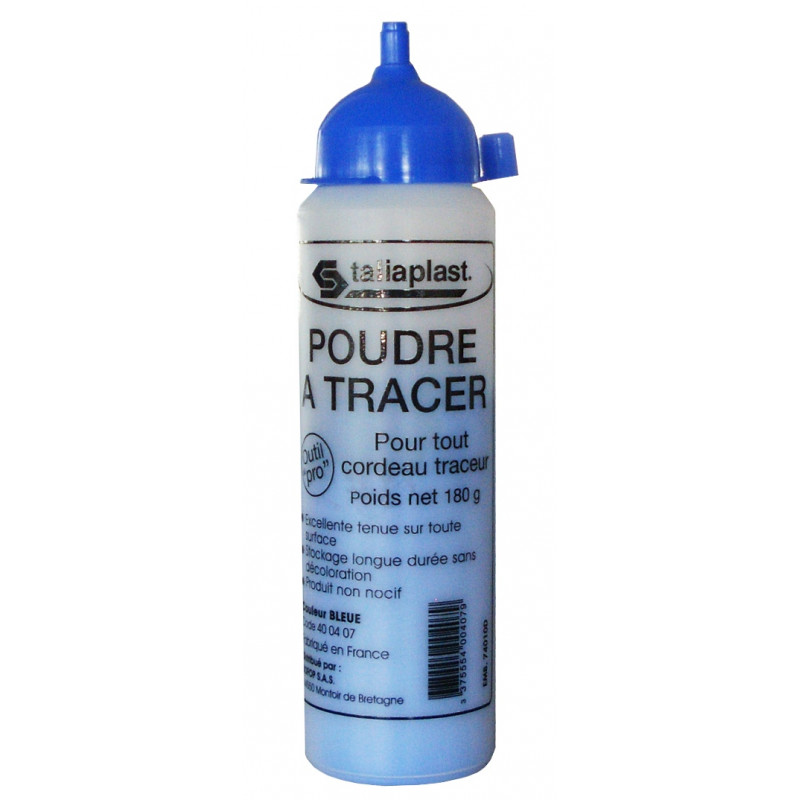 POUDRE A TRACER BLEUE 180G TALIAPLAST | 400407