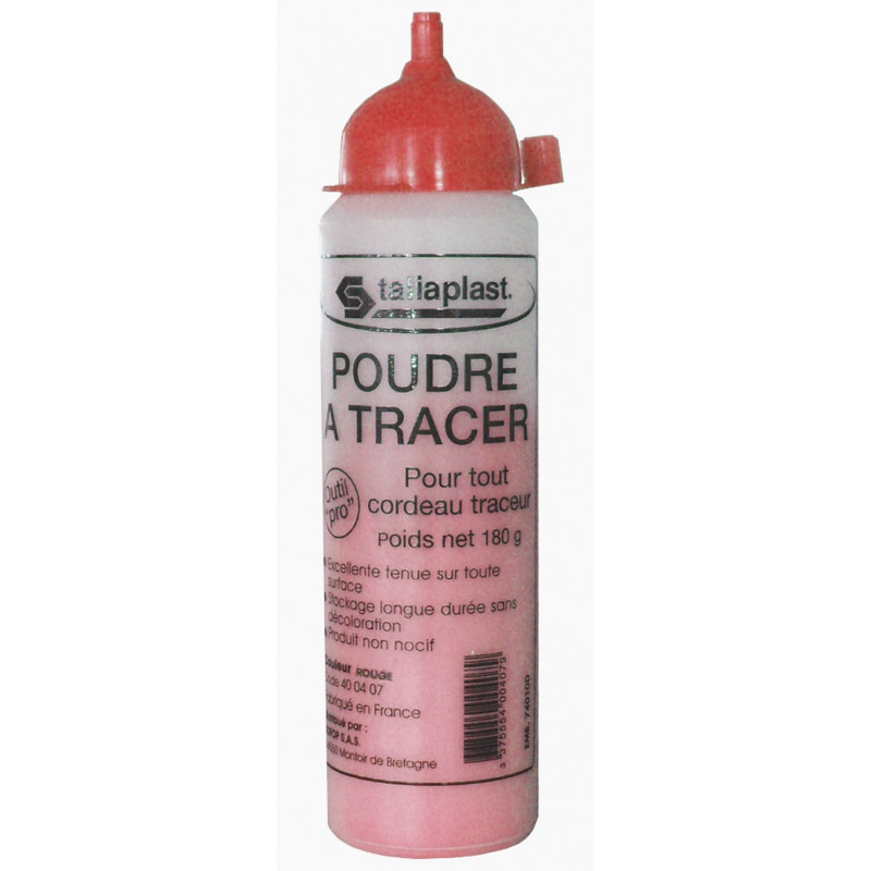 POUDRE A TRACER ROUGE 180G TALIAPLAST | 400409