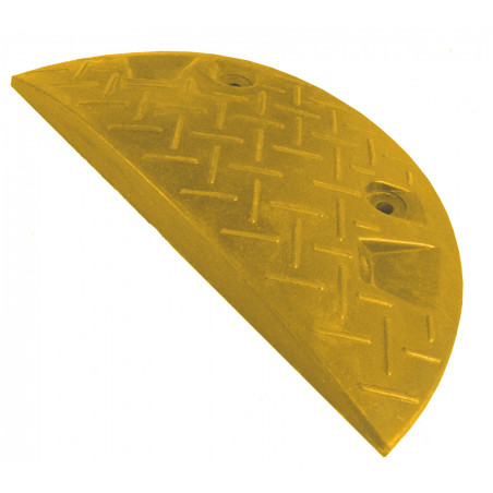 RALENTISSEUR 1/2 ROND JAUNE 25X40X5 TALIAPLAST | 520505
