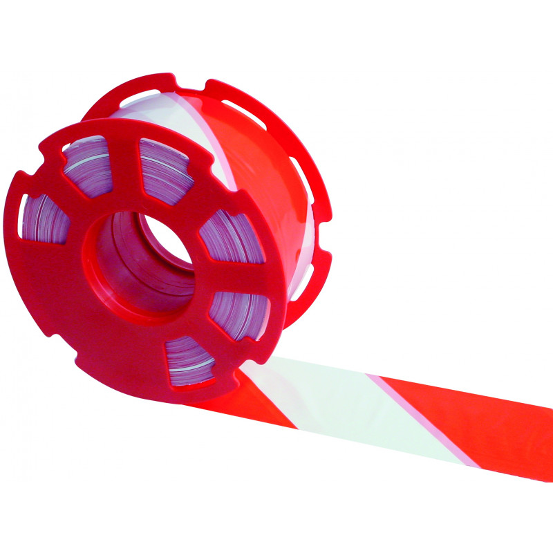 RUBAN "RUBAFORT" ROUGE BLANC 500MX50MM TALIAPLAST | 540801