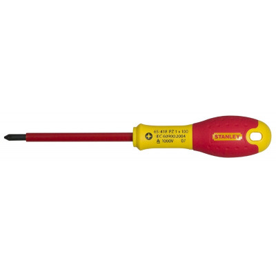 TOURNEVIS POZIDRIV ISOLE 1000V PZ2X125MM FATMAX - STANLEY FRANCE | 0-65-419