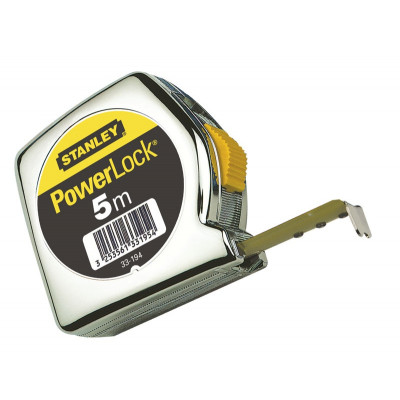 MÈTRE A RUBAN MESURE 8M X 25MM POWERLOCK CLASSIC ABS STANLEY 1-33-198